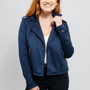 Megan Women's Vegan Faux Leather Jacket